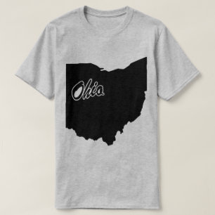 State Of Ohio Shape T-shirt