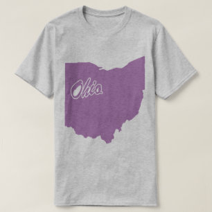 State Of Ohio Shape T-shirt