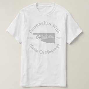 State Of Oklahoma PERSONALIZED T-shirt