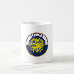 State of Oregon Flag Seal Coffee Mug