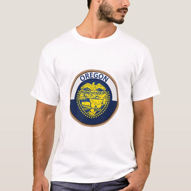 State of Oregon Flag Seal T-Shirt (Front)