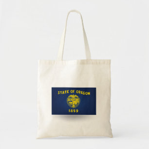 State of Oregon Flag Tote Bag