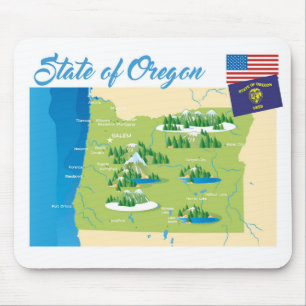 State of Oregon Mouse Pad