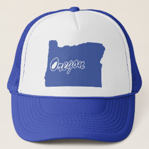 State Of Oregon Shape Trucker Hat