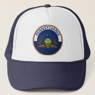 State of Pennsylvania Flag Seal Trucker Hat