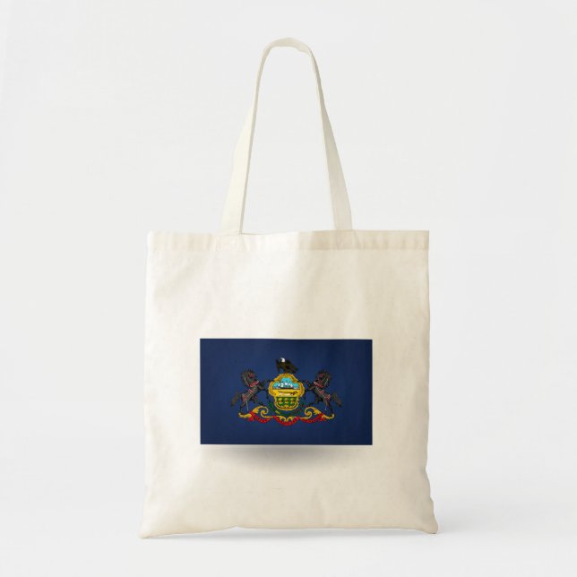 State of Pennsylvania Flag Tote Bag (Front)