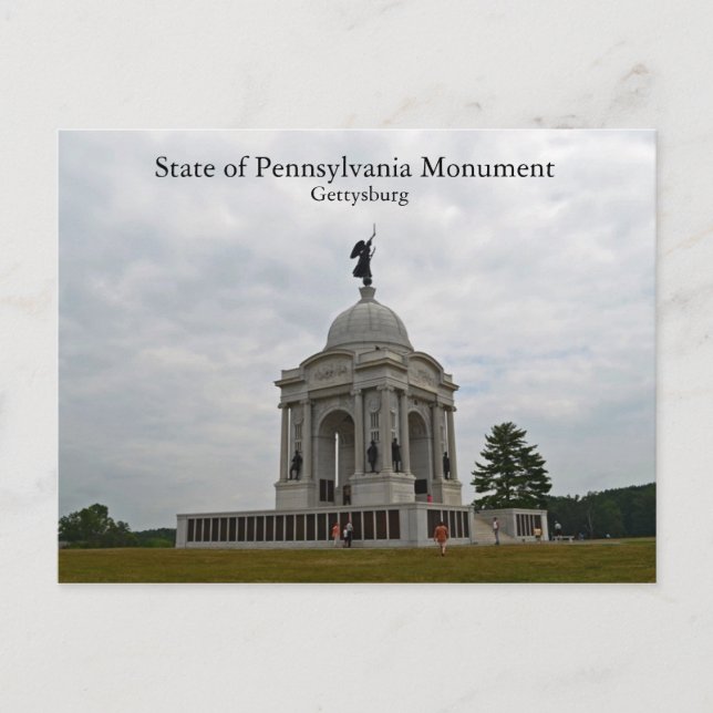 State of Pennsylvania Monument Postcard (Front)
