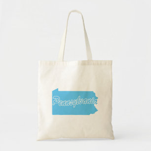 State Of Pennsylvania Shape Tote Bag