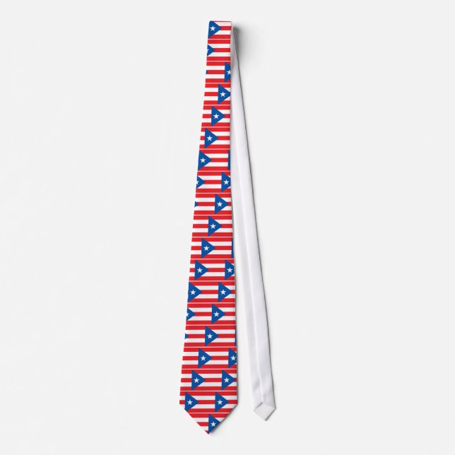 State of Puerto Rico flag Tie (Front)