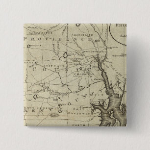 State of Rhode Island 2 15 Cm Square Badge
