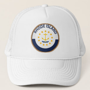 State of Rhode Island Flag Seal Trucker Hat