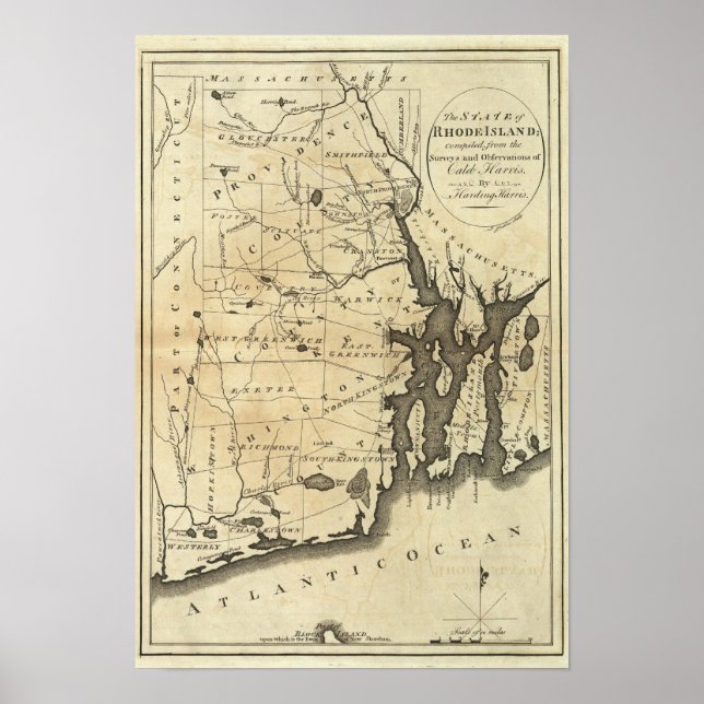 State of Rhode Island Poster (Front)