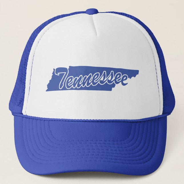 State Of Tennessee Shape Trucker Hat (Front)