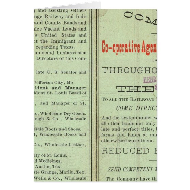 State of Texas (Front)