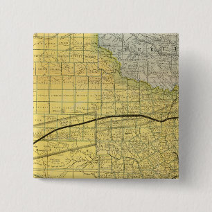 State of Texas 2 15 Cm Square Badge