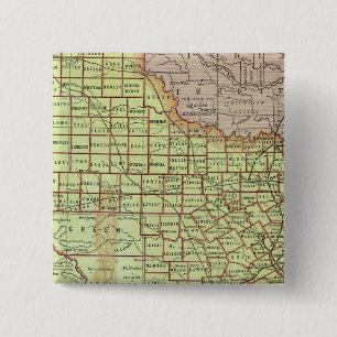 State of Texas 3 15 Cm Square Badge