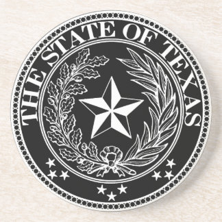 State of Texas Coaster Black