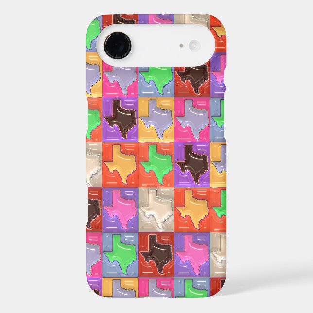 State of Texas Collage Case-Mate iPhone Case (Back)
