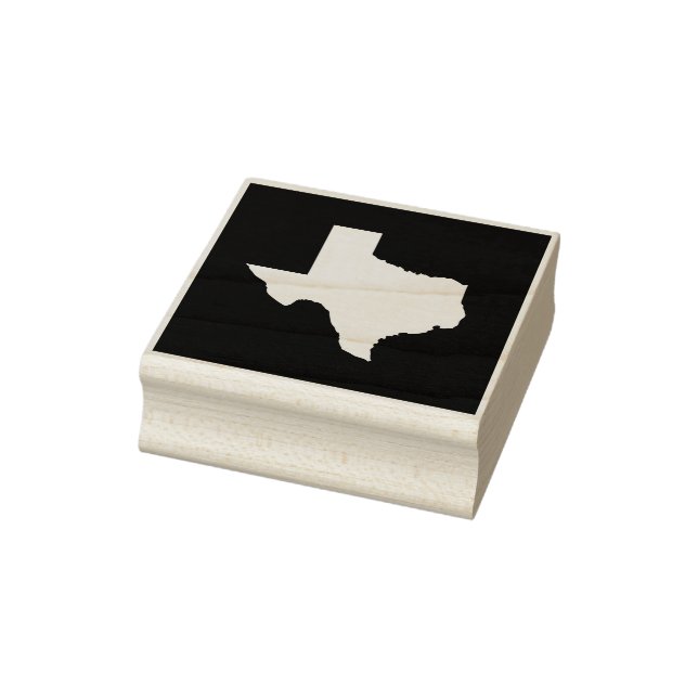 State of Texas Cutout Rubber Stamp (Stamp)