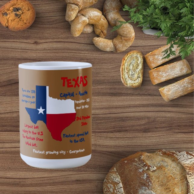 State of Texas Interesting Facts Mug  (Creator Uploaded)