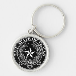 State of Texas Keychain Black Premium