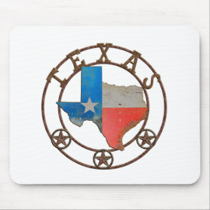 State of Texas Wrought Iron Mouse Pad