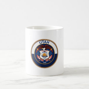 State of Utah Flag seal Coffee Mug