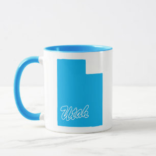 State Of Utah Shape Mug