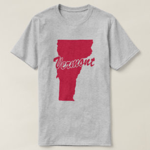 State Of Vermont Shape T-shirt
