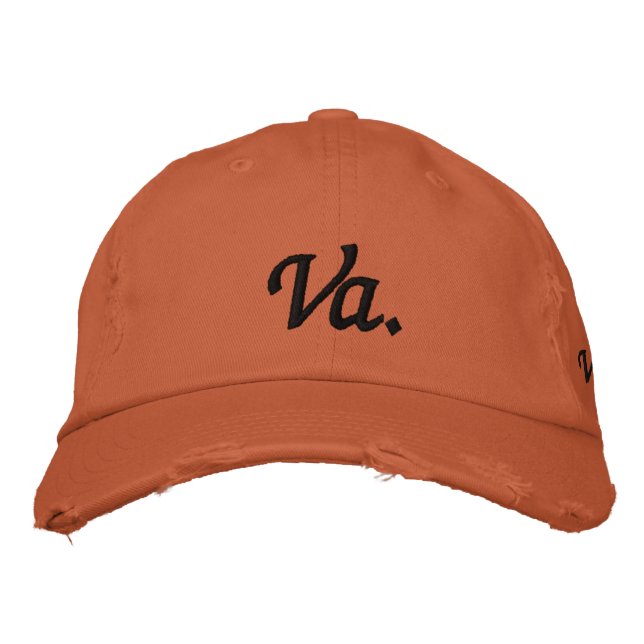 State of Virginia pride Embroidered Hat (Front)