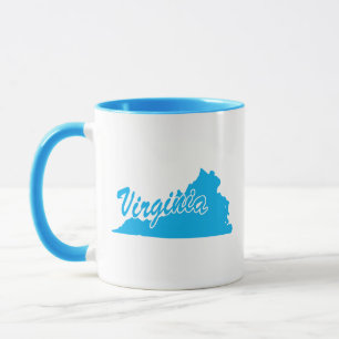 State Of Virginia Shape Mug