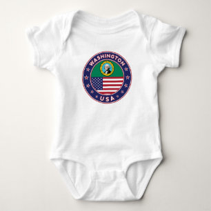 State of Washington Baby Bodysuit