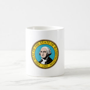 State of Washington Flag Seal Coffee Mug