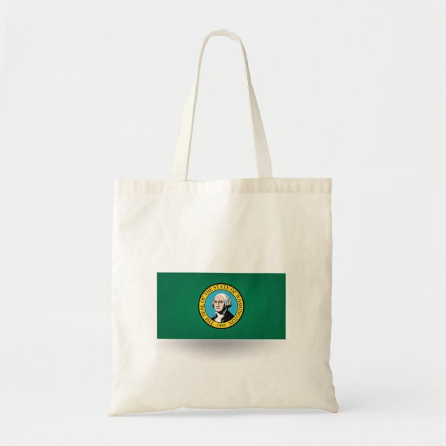 State of Washington Flag Tote Bag (Front)
