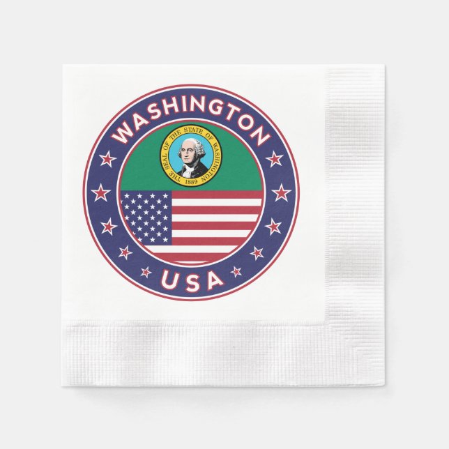 State of Washington Napkin (Front)