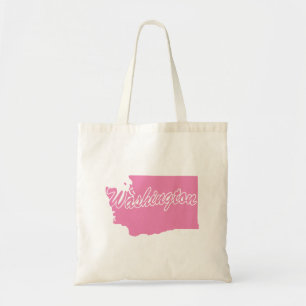 State Of Washington Shape Tote Bag