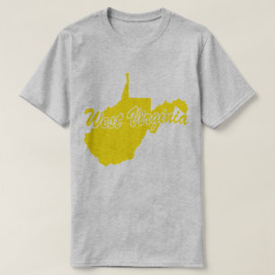 State Of West Virginia Shape T-shirt