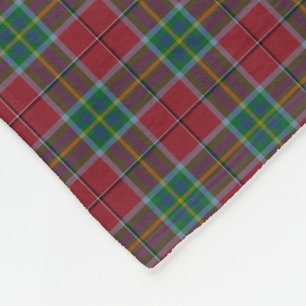 State of West Virginia Tartan Fleece Blanket