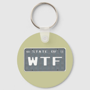 State of  WTF Key Ring