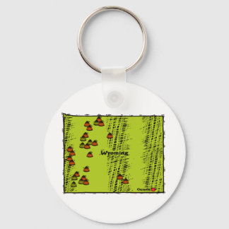 State of Wyoming Key Ring