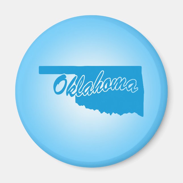 State Oklahoma Magnet (Front)