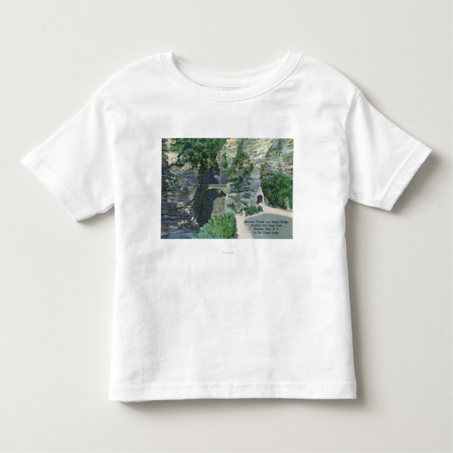 State Park Entrance Tunnel and Sentry Bridge Toddler T-Shirt (Front)
