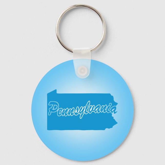 State Pennsylvania Key Ring (Front)