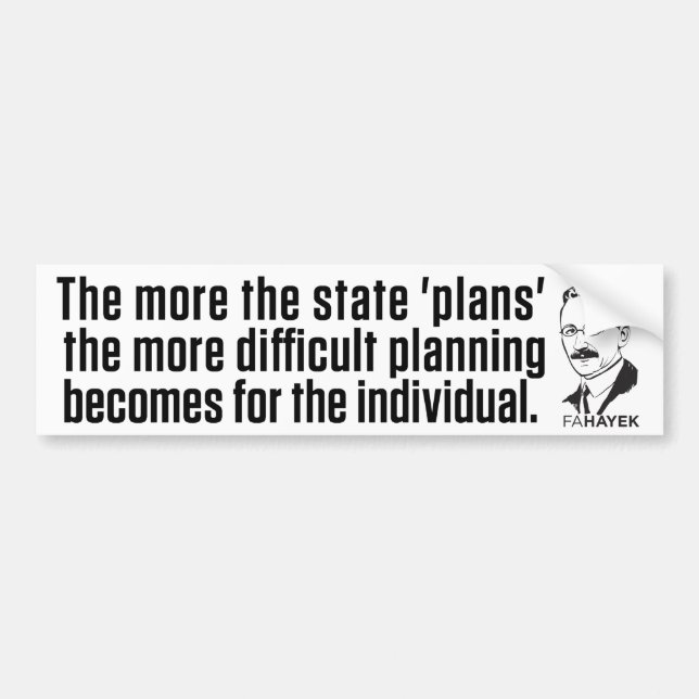State Planning Bumper Sticker (Front)