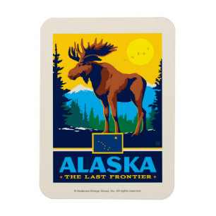 State Pride Alaska Magnet