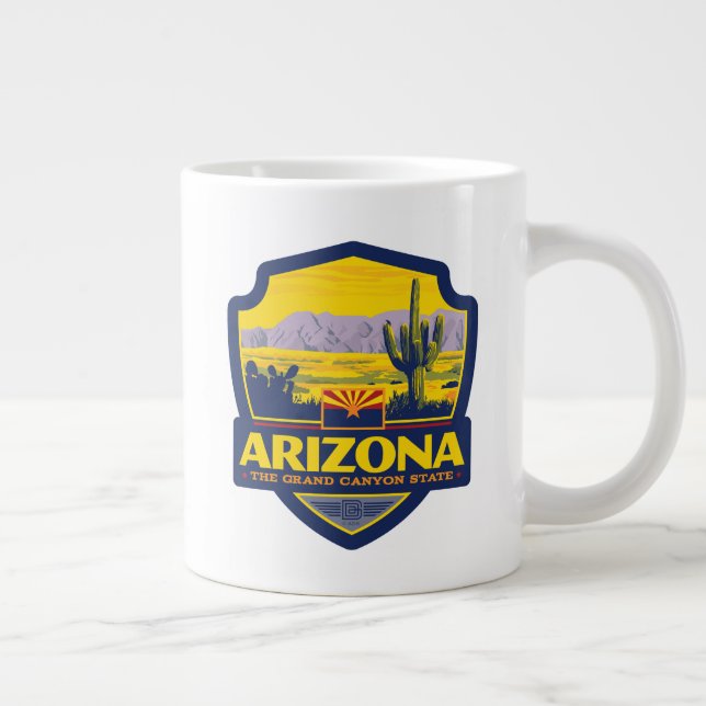 State Pride | Arizona 2 Large Coffee Mug (Right)