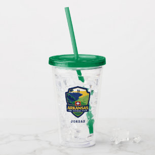 State Pride Arkansas Acrylic Tumbler