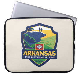 State Pride   Arkansas Laptop Sleeve