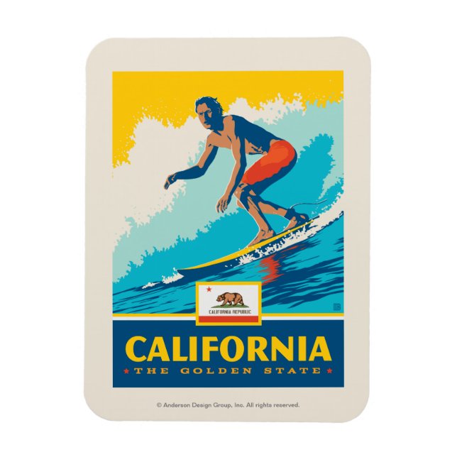 State Pride | California Magnet (Vertical)