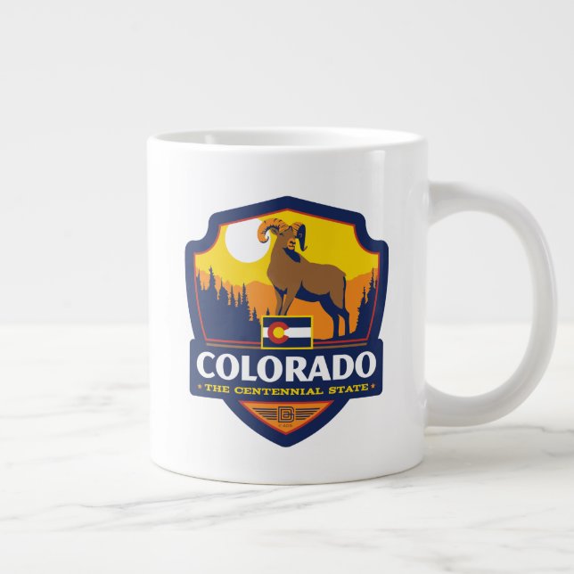 State Pride | Colorado Large Coffee Mug (Right)